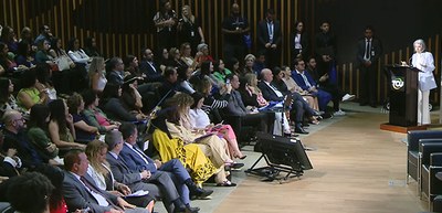 Ministra Cármen Lúcia proferiu palestra magna no evento "Todas e Todos contra o feminicídio", no...