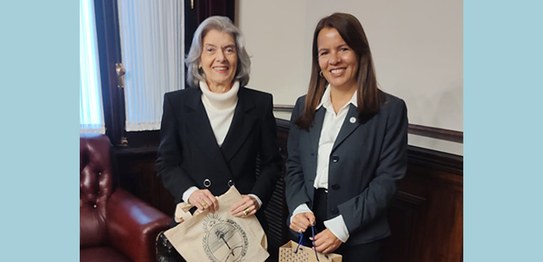 Ministra Cármen Lúcia reúne-se com a vice-presidente do Conselho da Magistratura do Poder Judici...