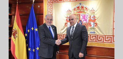 Ministro Alexandre de Moraes é recebido no Tribunal Constitucional espanhol - 16.11.2023