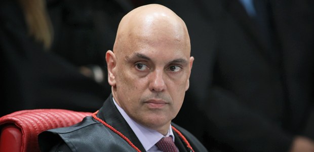Retrato institucional do ministro do STF Alexandre de Moraes