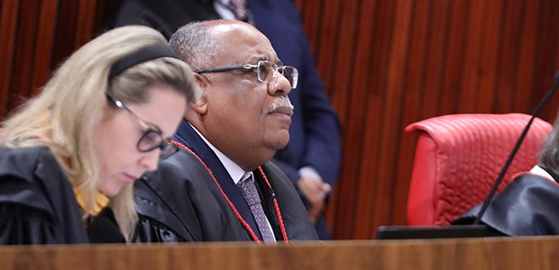 Ministro Benedito Gonçalves na sessão de julgamentos do TSE de 23.05.2023 – Foto: Antonio August...