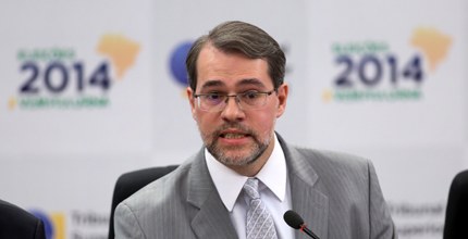 Ministro Dias Toffoli presidente do TSE, concede Entrevista coletiva para comentar resultado do 1º turno das Eleições 2014 em 05.10.2014 Ministro Dias Toffoli presidente do TSE, concede Entrevista coletiva para comentar resultado do ...