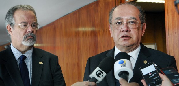 Ministro Gilmar Mendes recebe ministro da Defesa, Raul Jungman
