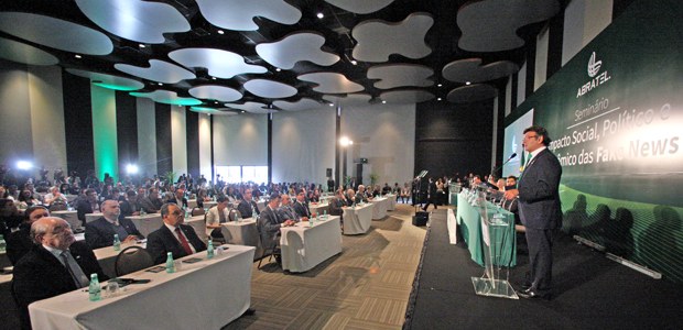 Ministro Luiz Fux, durante o Seminário sobre o Impacto Social, Político e Econômico das Fake New...