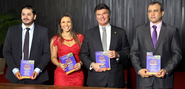 Ministro Luiz Fuz, durante lançamento do Livro “Direito Eleitoral Temas Relevantes”