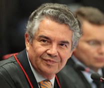 Ministro Marco Aurélio em sessão do TSE 