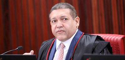 Ministro Nunes Marques na sessão de julgamentos do TSE de 23.05.2023 – Foto: Antonio Augusto/Sec...