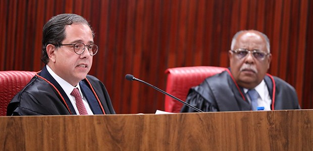 Ministro Sérgio Banhos na sessão de julgamentos do TSE de 09.05.2023 – Foto: Antonio Augusto/Sec...