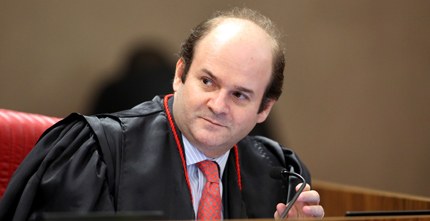 Ministro Tarcísio Vieira de Carvalho Neto durante Sessão do TSE.