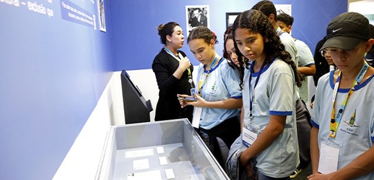Museu do Voto recebe estudantes do DF e de SP para experiências em cidadania e democracia - 18.0...