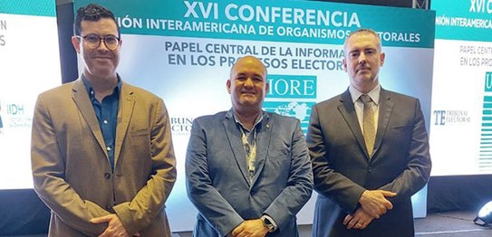 O ministro André Ramos Tavares representa o Tribunal Superior Eleitoral (TSE) na XVI Conferência...