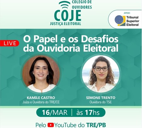 Ouvidoria Eleitoral, em 11.03.2021 Ouvidoria Eleitoral.