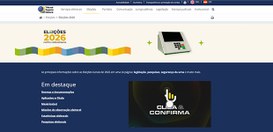 Página das Eleições 2026