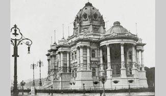 Foto antiga Palácio Monroe, primeira sede do TSE na segunda fase da Justiça Eleitoral, Rio de Ja...