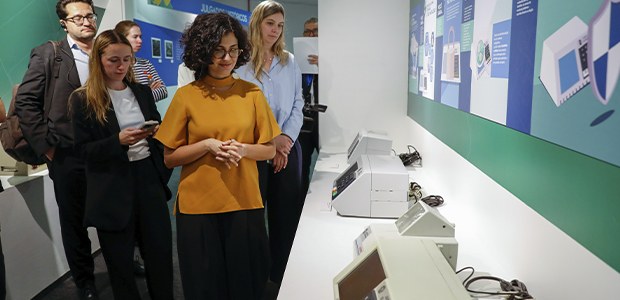 Pesquisadores internacionais do ITS fazem visita do Museu do Voto no TSE - foto: Luiz Roberto/TS...