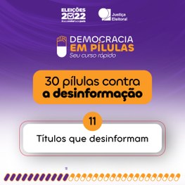 Pílulas da democracia