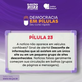 Pílulas da democracia