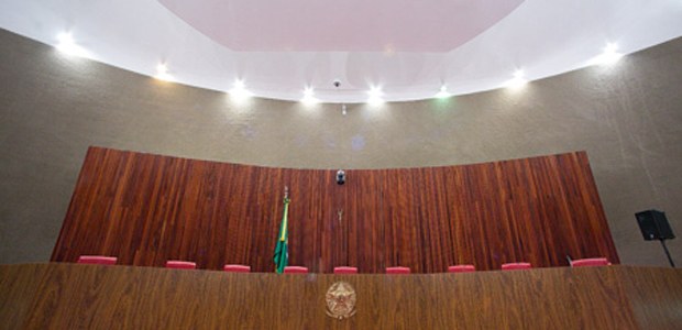 Plenário TSE - pauta de julgamento Plenário vazio
