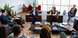 Presidente do TSE em audiência com representadas do Carter Center - 29.09.2026