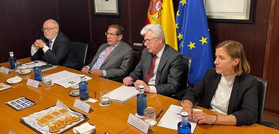 Presidente do TSE, ministro Alexandre de Moraes, cumpre agenda institucional na Espanha - 13.11....