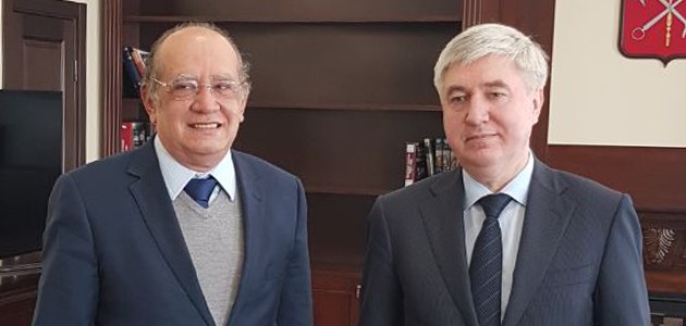 Presidente do TSE, ministro Gilmar Mendes, se encontra com Viktor Pankevich, presidente da Comissão Eleitoral de São Petersburgo em 17.05.2017 Presidente do TSE, ministro Gilmar Mendes, se encontra com Viktor Pankevich, presidente da Comis...