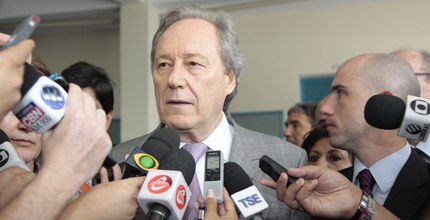 Presidente do TSE, ministro Ricardo Lewandowski, em coletiva sobre o Plebiscito no Pará Presidente do TSE, ministro Ricardo Lewandowski, em coletiva sobre o Plebiscito no Pará. Belém 1...