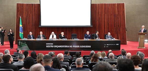 Presidente do TSE participa do seminário Gestão Orçamentária no Poder Judiciário - 01.06.2023 - ...