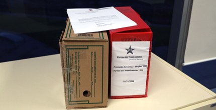 PT entrega prestação de Contas de Campanha.
