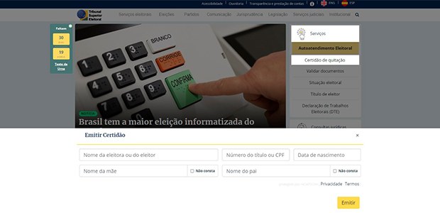 Quitação Eleitoral - 27.10.2023