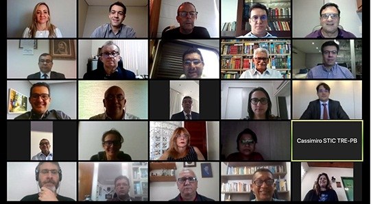 Reunião virtual Coje