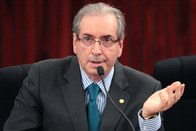 Presidente da Câmara dos Deputados Eduardo Cunha durante o seminário de reforma política no TSE