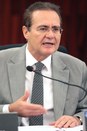 Presidente do senado Renan Calheiros durante o seminário de reforma política no TSE