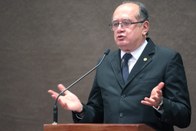 Ministro Gilmar Mendes durante o seminário de reforma política no TSE