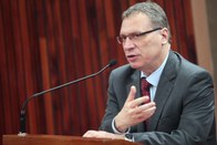 Seminário de reforma política no TSE Procurador Eugênio Aragão durante o seminário de reforma política no TSE