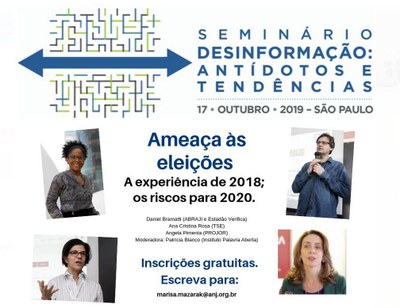 Seminário Desinformação: Antídotos e Tendências