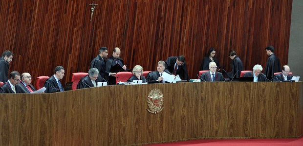 Sessão administrativa do TSE 