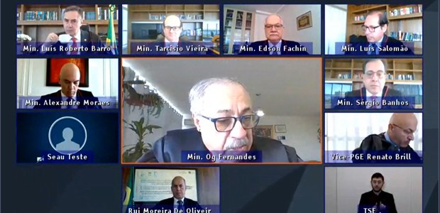 Sessão Administrativa ministro Og Fernandes 25.06.2020 Sessão Administrativa virtual ministro Og Fernandes