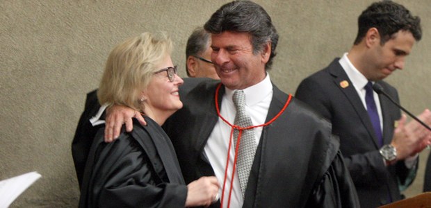 Sessão de posse do ministro Luiz Fux como presidente e da ministra Rosa Weber como vice-presiden...