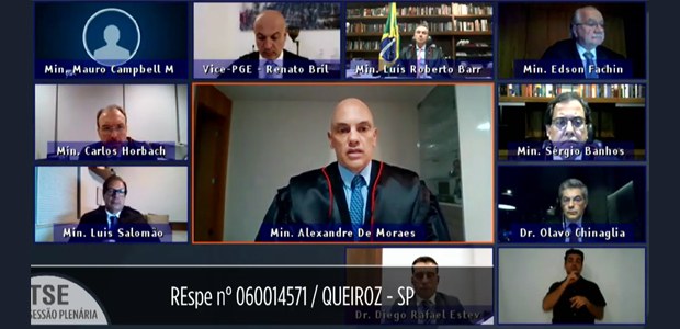 Sessão do TSE por videoconferência - 11.05.2021