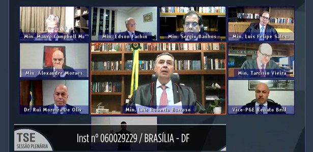 Sessão do TSE por vídeoconferência - 20.10.2020