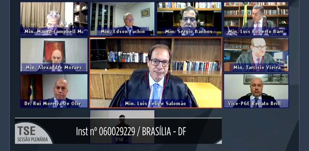 Sessão do TSE por vídeoconferência - 20.10.2020