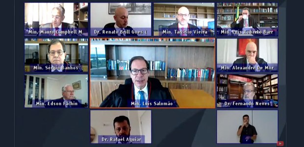 Sessão jurisdicional do TSE por videoconferência