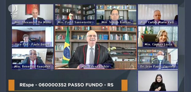 Sessão plenária do TSE, em 03.03.2022 Sessão plenária do TSE, em 03.03.2022