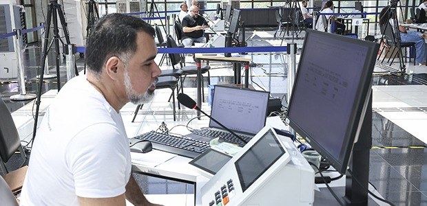 Teste de Integridade na eleição suplementar de Roraima - 21.06.2026. Foto: Antonio Augusto/Secom...