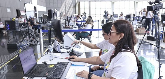 Teste de Integridade na eleição suplementar de Roraima - 21.06.2026. Foto: Antonio Augusto/Secom...
