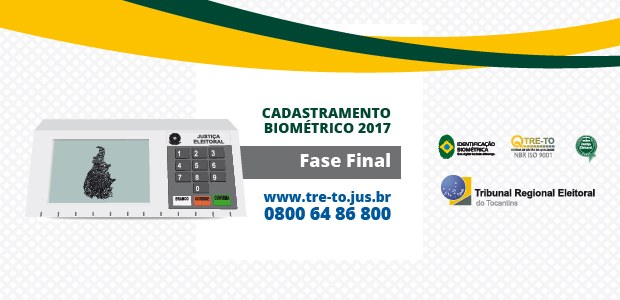 Tocantins 100% Biométrico: 17 ZE’s iniciam revisão eleitoral nesta quarta