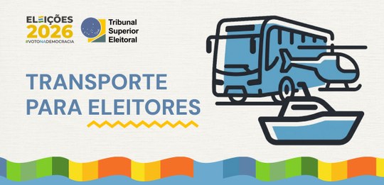 Transporte de eleitores Eleições 2026