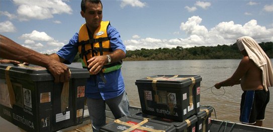 Urnas eletrônicas distribuídas pelos Correios  - 16.05.2024