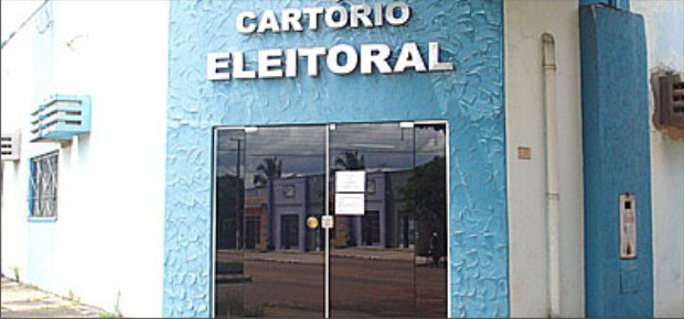 Fachada de cartório eleitoral 