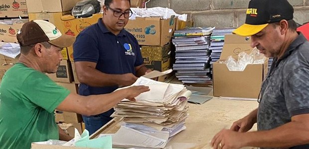 TRE-TO encaminha mais de 1,5 tonelada de papel para reciclagem - 18.01.2024